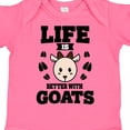 thumbnail image 4 of Inktastic Life is Better with Goats Boys or Girls Baby Bodysuit, 4 of 5