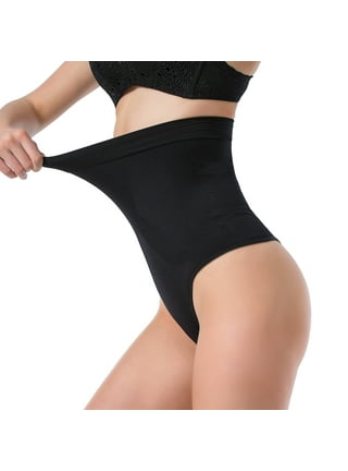 Women Body Shaper Thong G String High Waist Tummy Control Invisible Q0Y7 
