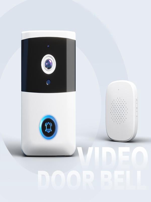 Wireless Video Doorbell with Night Vision, 65° HD Camera & 5-Month Battery – Wi-Fi Smart Doorbell with Two-Way Talk, App Alerts, No Wiring Needed for Home Security