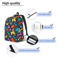 thumbnail image 3 of Easygdp Colorful Air Balloons1 Mochila de Lona Resistente para Laptop, Compatible con Laptops de 15 a 17 pulgadas, Ideal para Escuela, Trabajo y Viajes-Medium, 3 of 4