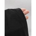 thumbnail image 7 of Black Sleeveless Square Neck Ruched Bodycon Mini Dress For Women, 7 of 7