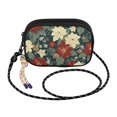 thumbnail image 2 of FORMRS Mini Crossbody Bag for Women Adjustable Rope Shoulder Casual Phone Purse, Christmas Blooms, 2 of 7