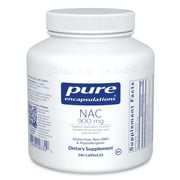 Pure Encapsulations NAC 900 mg | N-Acetyl Cysteine Amino Acid Supplement for Lung and Immune Support, Liver, Antioxidants, and Free Radicals* | 240 Capsules