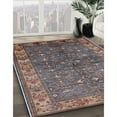 thumbnail image 2 of Ahgly Company Indoor Rectangle Mid-Century Modern Eggplant Purple Area Rugs, 8' x 12', 2 of 6