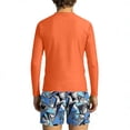 thumbnail image 6 of Ahabrexf Boys Long Sleeve Upf 50+ Skin-Guard Swim Shirt and Shorts Set Hawaiian Printed 2-Pc Swimsuit for Summer Beach Vacation, 6 of 9