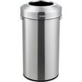 thumbnail image 3 of Global Industrial Stainless Steel Round Open Top Trash Can 16 Gallon, 3 of 7