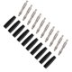 thumbnail image 1 of Paquete de 10 conectores banana de 4 mm para soldar, conector banana 22.040, adaptador de conector macho para bricolaje, cables de prueba para multímetro, altavoz, color negro, 1 of 12