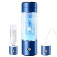 thumbnail image 5 of Yajisi Portable Hydrogen Water Bottle Generator SPE PEM Technology Ionizer Machine USB Rechargeable High Borosilicate Glass 330ml / 11.1 oz Blue, 5 of 5