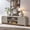 White Alder, variant on KeyWhat 70” Fluted TV Stand, Entertainment Center TV Console with Storage and Rounded Corners Design for living room, Brown