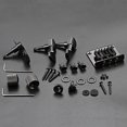 thumbnail image 2 of 3-String Hard-Tail Adjustable Bridge Guitar Parts with 1R2L Strings Knobs Backs Compatible for Cigar Box Guitar, 2 of 8