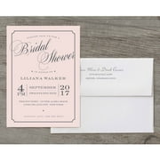 Beautiful Shower Deluxe Bridal Shower Invitation