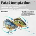 thumbnail image 5 of ABPETE Fishing Lures, gill Swimbait - Slow-Sink  Glide Bait for Largemouth Bass & Crappie, Lifelike Multi-Joint Lure with Corrosion-Resistant Hooks, 5 of 6