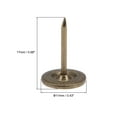 thumbnail image 2 of Uxcell 0.43''x 0.67'' Flat Head Furniture Nails Bronze Tone Upholstery Nails Tacks 100 Pack, 2 of 5