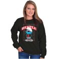 thumbnail image 3 of Urban Streetwear Smurf Hustle Cartoon Sweatshirt for Men or Women Brisco Brands S, 3 of 6
