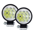 thumbnail image 2 of Kit De 2 Faros Estrobo Blanco Tunelight 42w 14 Leds 4x4/moto, 2 of 8
