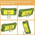thumbnail image 6 of for iPhone 6 / 6S Case with Ring Stand, Heavy Duty Military Grade Rugged Shockproof Silicone Rubber Magnetic Kickstand Holder Case for Women Girls For iPhone 6 / 6S, Green+Yellow, 6 of 8