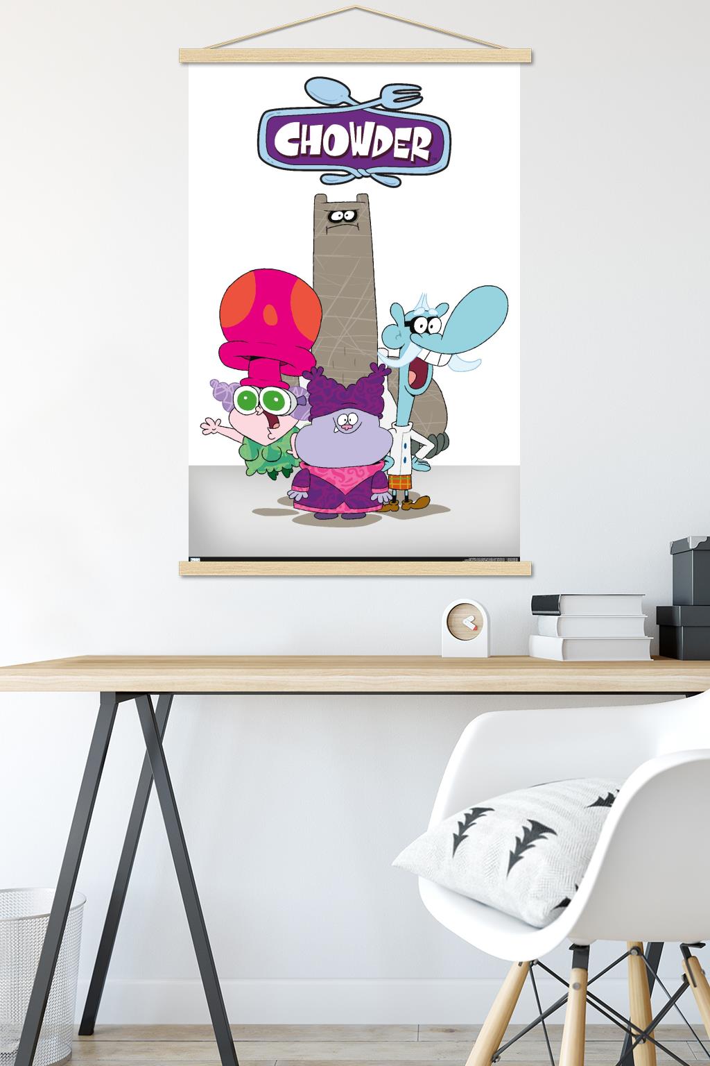 Chowder - Group Wall Poster with Wooden Magnetic Frame, 22.375" x 34"