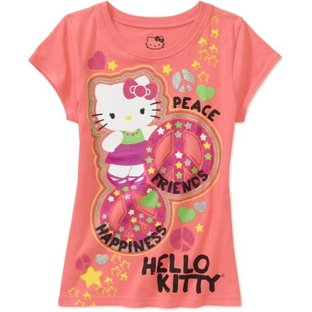 Hello Kitty Girls Short Sleeve Graphic T