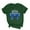 Green, variant on Njagoc3 Womens Classic Hanukkah Menorah T-Shirt - Soft Blue & White Jewish Festival Crewneck (Everyday Comfort)