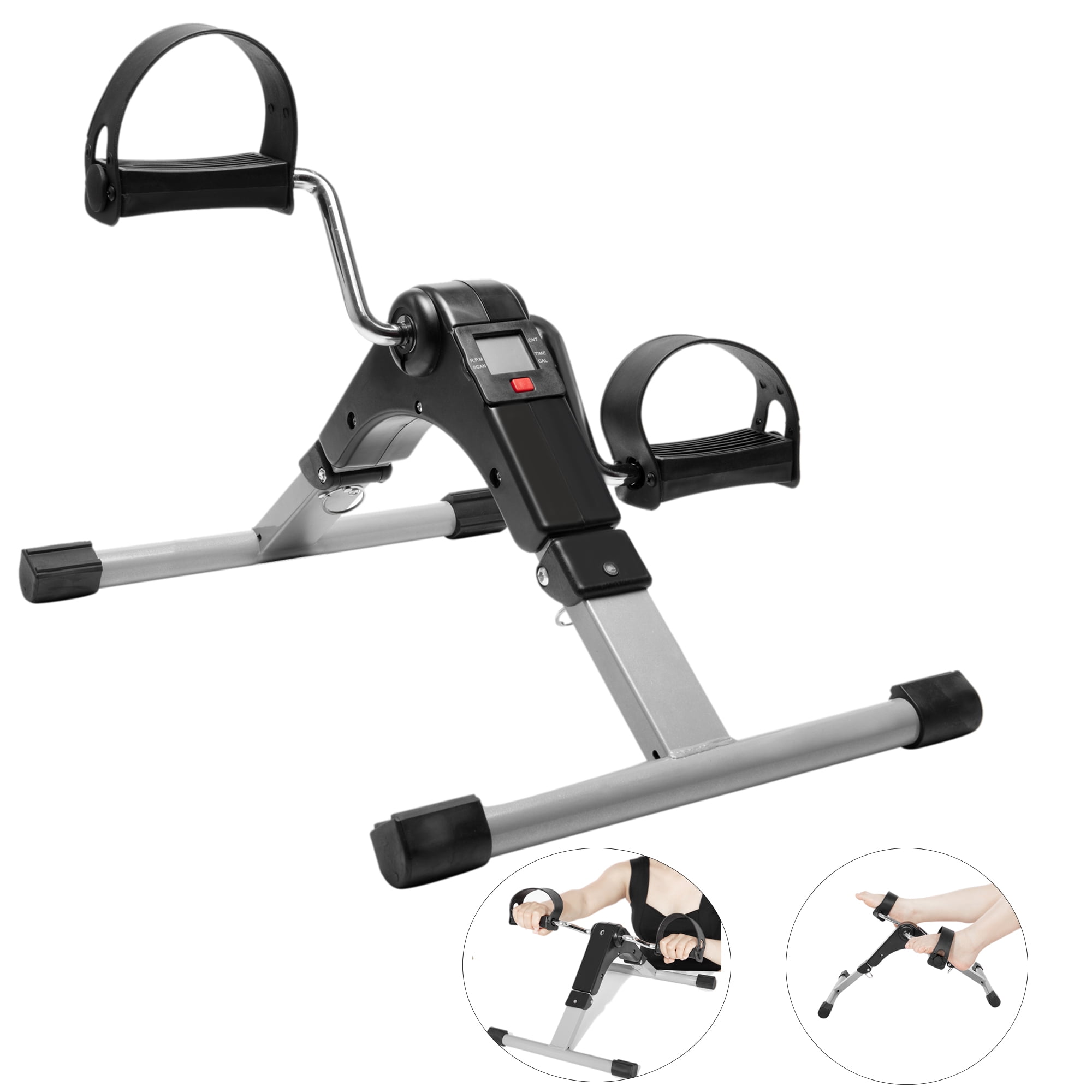 YouLoveIt Mini Exercise Bike Pedal Fitness Exerciser Cycle Bike Mini