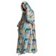 thumbnail image 3 of Manta de gran tamaño con capucha y estampado de bolsillo cálido, chaqueta tipo manta Unisex para hombres y mujeres, tipo 28, tamaño libre, 3 of 6