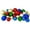 Multi-color, variant on Northlight 50ct Shatterproof Shiny and Matte Christmas Ball Ornament Set 2" - Silver
