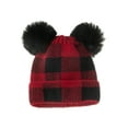 thumbnail image 2 of Rdhnmea Family Matching Christmas Hat Winter Warmer Mother  Baby Knit Cap Xmas Parent-Child Pom Beanie Hat Santaa Crochet Hats, 2 of 8