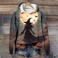 thumbnail image 2 of Chandail en Molleton Sans Capuche Imprimé Col Rond Manches Longues Automne Hiver pour Femmes Confortable Mode, 2 of 3