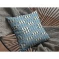 thumbnail image 4 of Amrita Sen Broadcloth Pillow With Muted Light Blue Cream CAPL62BrCDS-BL-26x26, 4 of 5