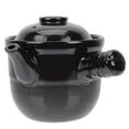 thumbnail image 3 of SASABAXI Ceramic Medicine Jar Black For Heat Storage 1Pack 8.84X8.06X6.68in, 3 of 7