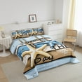 thumbnail image 3 of Erosebridal Coastal Starfish Bedding King Comforter Set, Tropical Beach Duvet Insert, Reversible 3-Piece, 3 of 7