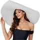 thumbnail image 1 of ¡Rebaja! Sombrero Fdelink para el sol, con protección UV, para mujer, de verano, extragrande, de paja de 70 cm de diámetro, transpirable, cortavientos, plegable, color blanco., 1 of 4