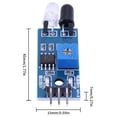 thumbnail image 2 of Obstáculo de módulo de sensor de evitación Obstáculo inteligente de 3 pines para robot de coche inteligente, 2 of 7