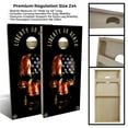 thumbnail image 4 of Skip's Garage American Flag Punisher Solid Wood Cornhole Board Set, 4 of 6