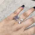 thumbnail image 3 of Natural Tanzanite Ring, Raw Tanzanite Ring, December Birthstone, Designer Adjustable Ring, 925 Sterling Silver, Womens Ring, Christmas, Handmade, Statement Jewelry, Rough Gemstone Jewelry, 3 of 5