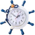 thumbnail image 1 of Decoración de pared BRI tema playa mar vela reloj ancla timón estilo mediterráneo, 1 of 5