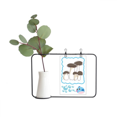 thumbnail image 1 of Delicious Fresh Mushroom Patron Jarrones colgantes de vidrio transparente Decoración Botella, 1 of 4