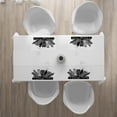 thumbnail image 3 of Ambesonne Chicago Skyline Place Mats Set of 4, City in Circle, Standard Size, Black and White, 3 of 4