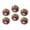 C2962, variant on Glass Refrigerator Magnet 6Pcs Magnetic Fridge Sticker,Decor for Kitchen,Whiteboard,Cabinet,Cute Orange Cat Sitting On Old Wooden Boat