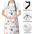 thumbnail image 5 of Rateoe Scandinavian Alphabet Aprons with Pocket,Men Womens Aprons Waterproof Adjustable Cooking Aprons for Kitchen Gardening and Salon, 5 of 7