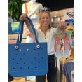 thumbnail image 3 of Fashion Beach Beach Bag Rubber Waterproof Basket Large Capacity Summer Storage Shoulder Handbag Travel Women Tote Shopping Bags, 3 of 6