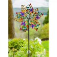 thumbnail image 3 of Evergreen 72"H Wind Spinner, Multicolored Butterflies, 3 of 9