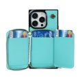 thumbnail image 2 of Luxury Wallet Case Compatible with iPhone 14 Pro Max 6.7 inch,Zipper Closure Luxary PU Leather with Phone rope Card Slot Shockproof Kickstand Case for iPhone 14 Pro Max 6.7 inch,Mint, 2 of 12