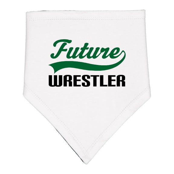 Inktastic Future Wrestler Baby Bandana Bib