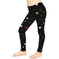 thumbnail image 1 of Odeerbi 3-8 Años Niñas Leggings Día de San Valentín Mallas Elásticas Pantalones de Verano Cintura Alta Panty Suave, 1 of 6