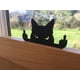 thumbnail image 3 of Adorno decorativo de gato negro - Figura de arte de pared de gato divertido - Regalos de gato negro perfectos para exhibir en el escritorio - Amantes de los gatos artísticos, 3 of 5