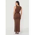 thumbnail image 3 of Women's Drawstring Side Detail Side Slit Maxi Dress, 3 of 3
