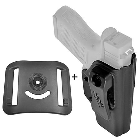 Orpaz Gun Holster for Glock 43X Holster, Right Hand (IWB Holster with OWB Belt (Best Glock For Small Hands)