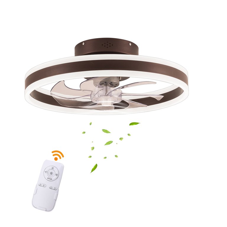 Miumaeov Modern Ceiling Fan LED Light with Remote Control, 3 Molde