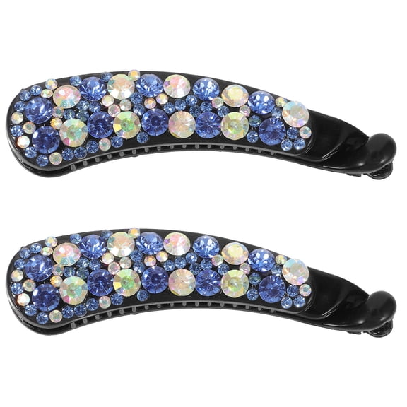 IBASETOY 2Pcs Large Hair Clips for Women with Banana Shape for Daily Makeup and Parties